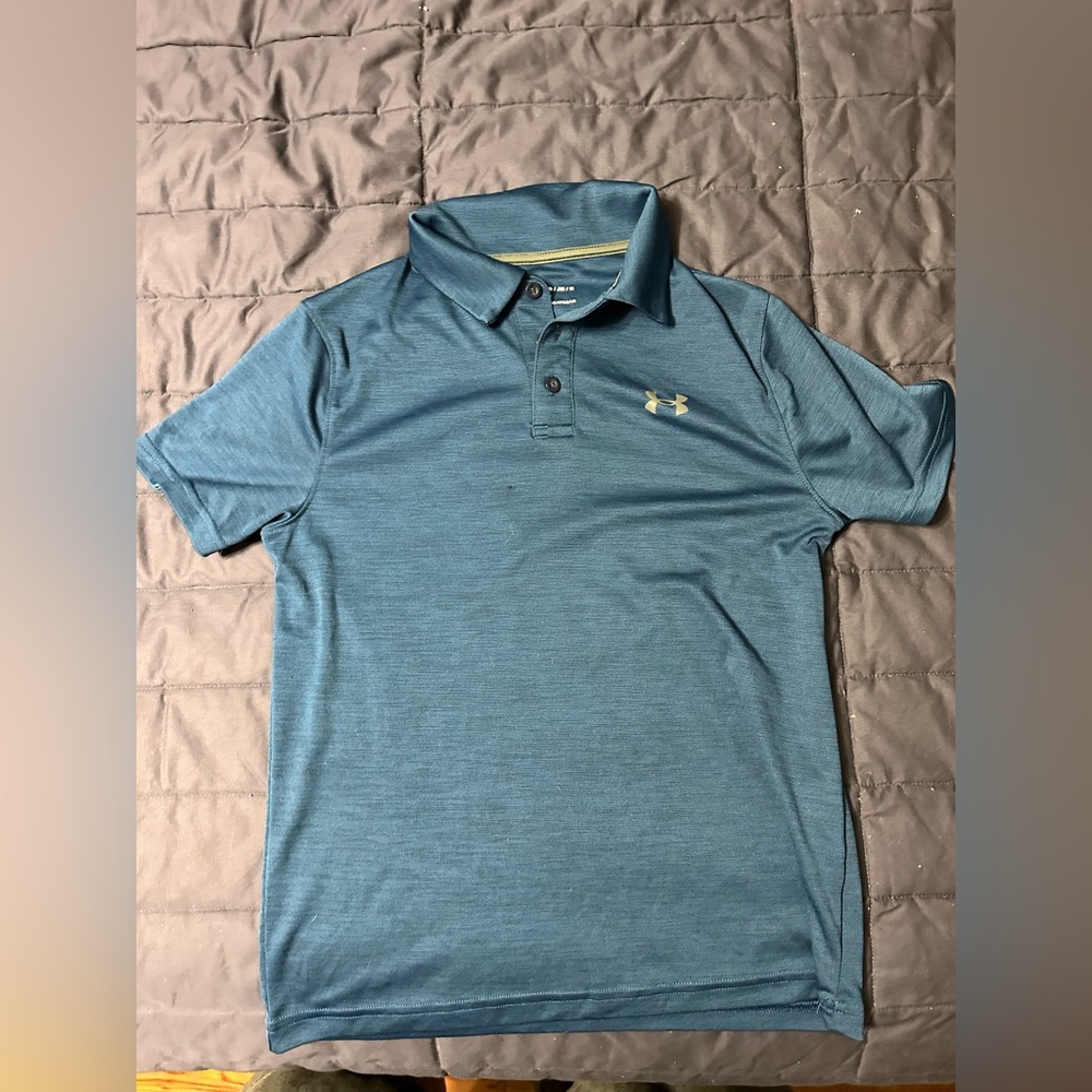 Under Armour Blue Kids Polo Shirt